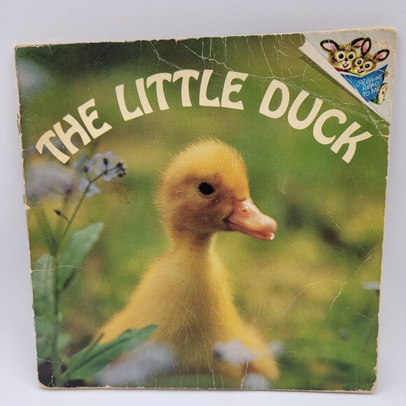 Vintage Please Read to Me The Little Duck Puppy Rabbit Childrens Book Lot BK048 - Picture 2 of 11
